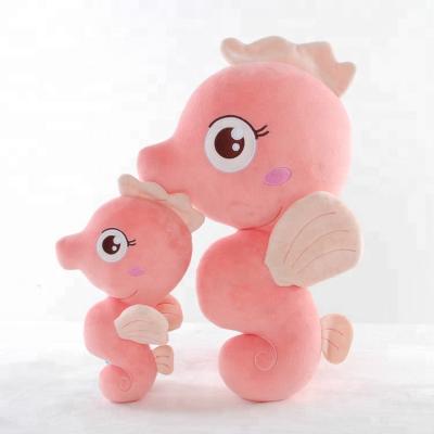 China Children Play Custom 20cm Red Soft Plush Seahorse Stuffed Toy for sale