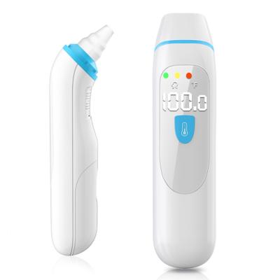 China Forehead Baby Thermometer Digital Infrared Dual Mode Forehead and Ear Mode Digital Thermometer for sale