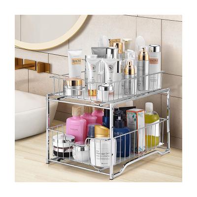 China Wall Mounted Type Universal New Hot Selling Products Under Sink Organizer For Bathroom for sale