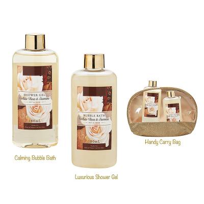 China Floral Scent Beauty Spa Bath Set Promotional Special Gift Scent Luxury Perfume Shower Set for sale