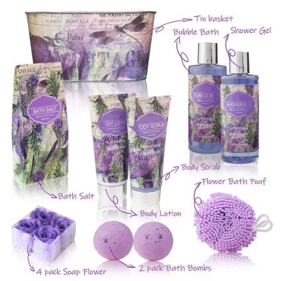 China Wholesale Premium Shower Bath Set Luxurious Spa Set For Cleansing And Nourishing Skin Lotion for sale