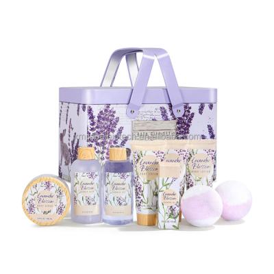 China Wholesale Moisturize Body Care Spa Wire Rack Bath and Body Bath Gift Set Lotion for sale