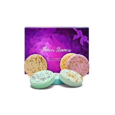 China Best Selling Aromatherapy Shower Steamers Oil Scent Shower Bombs For Family Use Bar for sale