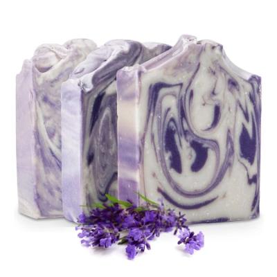 China China Quality Manufacturer Lavender Scent Handmade Basic Cleansing Soap For Shower for sale