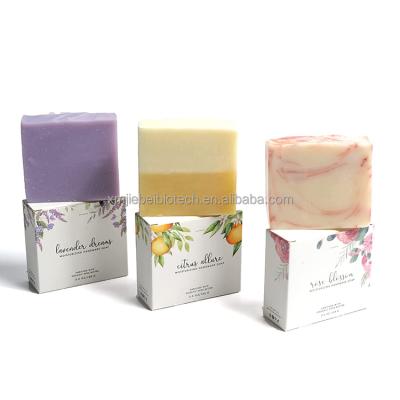 China Basic Cleansing Handmade Soap with Shea Butter Flower Fragrance Skin Care Cleansing Soap for sale