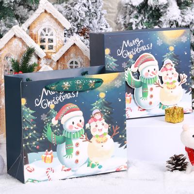 China Recycled Christmas Eve Gift Custom Logo Lid Materials And Base 3D Model Surprise Gift Paper Box Packaging for sale