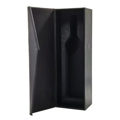 China Custom Recyclable Gift Boxes Factory Luxury Magnetic Foldable Wine Box With Insert for sale