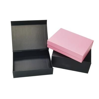 China Recyclable Black Hair Packaging Boxes Wholesale Custom Magnetic Logo Premium Cardboard Paper Wig Hair Extension Box Packaging Box for sale