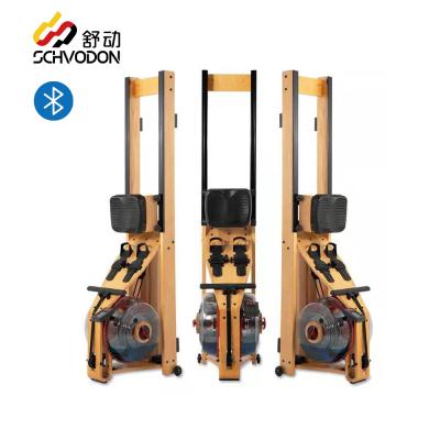 China 2021 New Product 2 Tanks Universal Upright Rowing Machine Schvodon Water Resistance Rowing Machine Bodybuilding Rowing Machine Big Home Training for sale