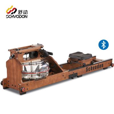 China Universal Strong Indoor Rowing Machine Rowing Machine Rowing Machine Water Fitness Equipment Body Schvodon Rower Wood Oak for sale