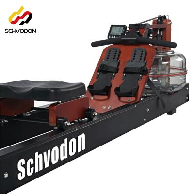 China Schvodon Universal Machine For Gym Water Rowing Machine Home Fitness Rowing Machine Water Sports Equipment Gym Wooden Rower for sale