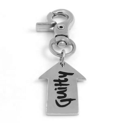 China Engravable Key Chain Metal Customized Pet Name for sale