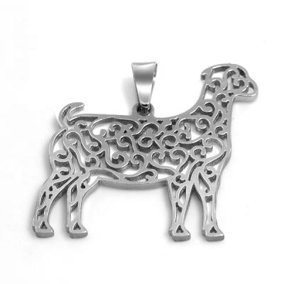 China Sheep Punk Goat Zoo Farm Animals Jewelry Dangle Custom for sale