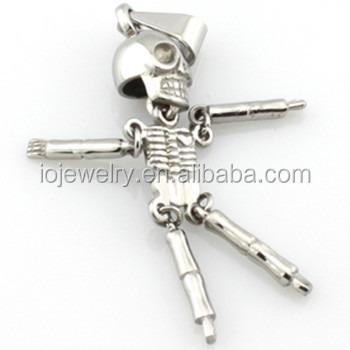 China BOHEMIA Surgical Steel Robot Pendant Custom Flexible Robot Jewelry for sale