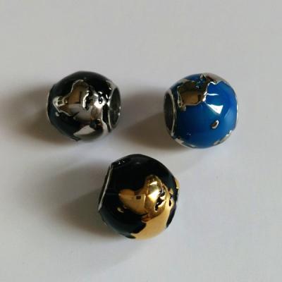 China METALS Wholesale Jewelry 316 Stainless Steel Custom Global Beads for sale