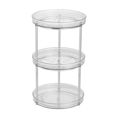 China LARGE VOLUME Rotating Storage Container Storage Organizer 3 Tier Organizer 23cm for sale