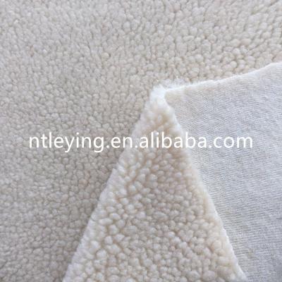 China Auto Upholstery Hot Sale 100% Wool Faux Fur Sherpa Fabrics for sale