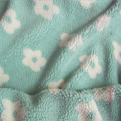 China 100%polyester auto upholstery hot sale cheap flower jacquard faux sherpa fur for hometextile garment LYFS029 for sale