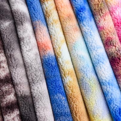 China Wholesale auto colorful 100% polyester upholstery sherpa fabric for toy coat for sale