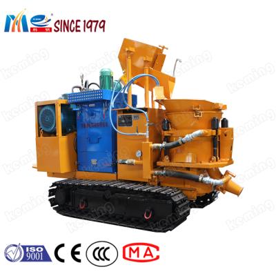 China Spray Concrete Mining Shotcrete Machine Crawler Type Dusting Wet Shotcrete Machine for sale