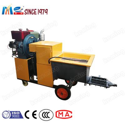 China Cement Mortar Plastering Keming KLW Wall Putty Cement Mortar Plastering Machine Diesel for sale