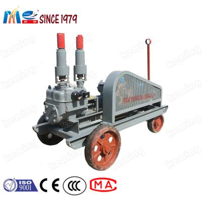 China Double liquid cement injection pump plunger grout pump machine for tunnel construction for sale