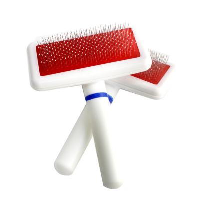 China Viable Hot Selling Wholesale Pet Product Dog Hair Brush Stainless Steel Dog Comb for sale