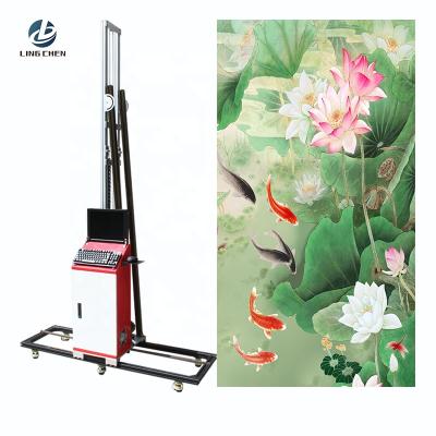 China Indoor Outdoor Wall UV Printer Multi-material Printing Machine Painting 3D Tile Advertising Wall Tools for sale