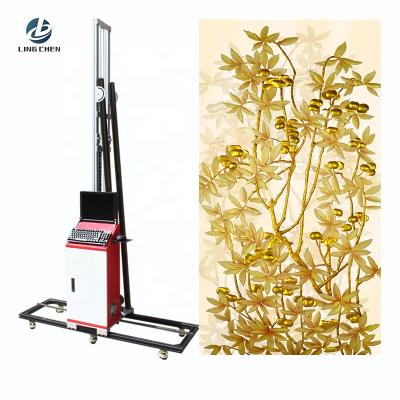 China Indoor Outdoor UV Vertical Wall Printer Machine Coating Wall Advertising 3D Wall Tools for sale