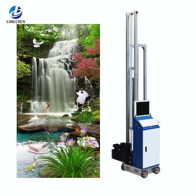 China Indoor Outdoor Stereo Wall Decoration Printer ECO 3D Advertising Painting Printing Machinery for sale