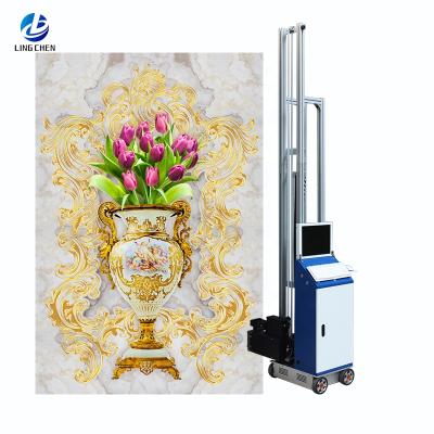 China Indoor outdoor background large wall automatic graffiti 3D inkjet printer graffiti 3D wall printer for sale