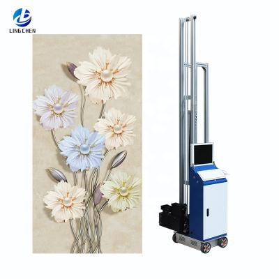 China Direct Sales Indoor Outdoor Vertical Wall Printer Factory Wall Advertising ECO Indoor And Outdoor Vertical Inkjet Printer for sale