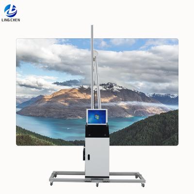 China New 3d printer machine UV intelligent automatic vertical wall decor printer indoor outdoor advertising hotels and for sale