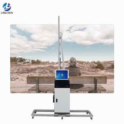 China New 3d wall printer machine UV intelligent automatic wall painting machine indoor outdoor advertising hotels and for sale