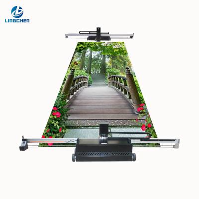 China Hotels 3D Wall Graffiti Painted Inkjet Auto Industrial-grade Ground Parking Lot Printer High-precision UV Equipment for sale