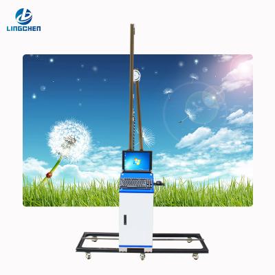 China Indoor Outdoor UV Wall Machine 3D Stereo Effect Vertical Planar Inkjet Printing Tool Beautiful Picture Quality for sale