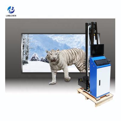 China Indoor Outdoor UV Wall Machine 3D Stereo Effect Inkjet Printing Planar Automatic Vertical Tool for sale