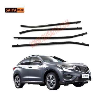 China PVC + STEEL for ACURA CDX RH4 RH5 RH6 Car 2017-21 Weatherstrip Molding Window Trim Seal Sash Door Weatherstrip 72450-TRN-H01 72410-TRN-H01 for sale