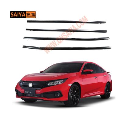 China PVC + STEEL High Quality Window Beads Seal Belt Car Outside Weather Damping Trim Molding For Honda Civic 2016-2021 72450-TEA-T01 for sale