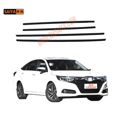 China PVC + STEEL Car Outside Door Window Seal Rubber External Belt Weatherstrip Kit Window Glass Seal Fit For HONDA CRIDER FS1 FS2 FS4 FS5 ENVIX for sale