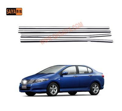 China PVC+STEEL wholesale auto body outside window car door seal seal strip for Honda City GM2 GM3 2009-2014 72450-TM0-T01 72410-TM0-T01 for sale