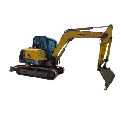 China Low Price Second Hand hyundai 60-7 Original Mini Excavators Used Exacvator For hyundai 60-7 excavator 0.21mÂ³ for sale