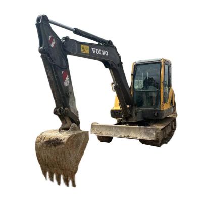 China Low Price Second Hand cheap used volvo excavator EC55B pro used mini excavator 5 ton for sale by owner 0.25mÂ³ for sale