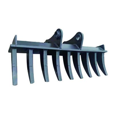 China Excavator Professional Supplier Rake Bucket 20T Skeleton Rake Bucket excavator parts Rake Bucket 225 for sale