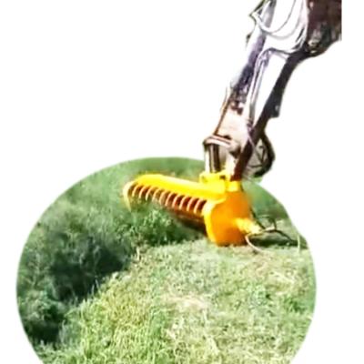 China Greenhouses High quality flail mower 6-20 ton slope mower mulcher ersatzteile Excavator lawnmower spare parts for sale