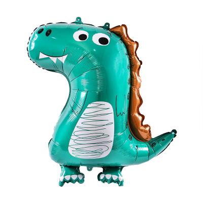 China Cute Kawaii Ka1 Kawaii Crown Dinosaur Shaped Movie Foil Balloon Graduation Party Kids Birthday Party Supplies Dinosaur Balloons for sale