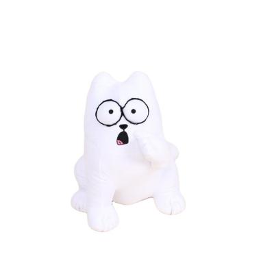 China Simon'sCat Luxurious Simon'sCat Plush Toy Cat Doll Big White Cat Doll Bad Tail for sale