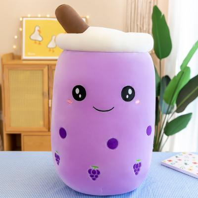 China Cute soft plush boba cup plush toy boba cup bubble boba tea stuffed milk teacup pillow for sale