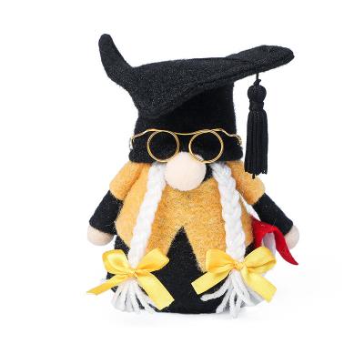 China Graduation Wishes I've Graduated, Graduation Season Gift, Black Phd Hat Grandpa The Doll Kawaii Doll Gift Supply (Squeeze) for sale