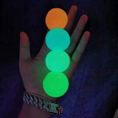 China Stress Release Toy Sticky Balls Relaxing Glowing Luminescent Balls Wall Sticky Ceiling Sticky Balls for sale